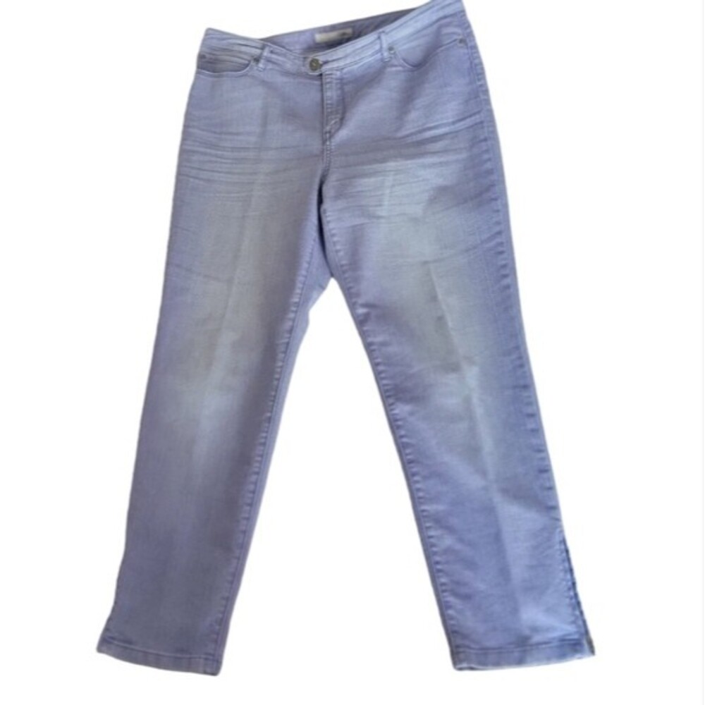 Chico's Ultimate fit Slim Leg blue jeans size 1.5 ( M 10) *